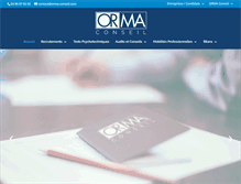 Tablet Screenshot of orma-conseil.com